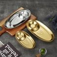 thumbnail image 6 of MOMOJIA Oversized Nonrust Steel Snacks Tray With Built In Sauce Container Snacks Dish For Parties Picnics Family Gatherings, 6 of 18