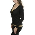 thumbnail image 3 of ToBeInStyle Women's V-Neck Lacey Caridgan, 3 of 3