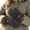 Dark Gray, variant on Plush Fingerless Gloves for Women Fleece Lined Thumb Hole Warm Winter