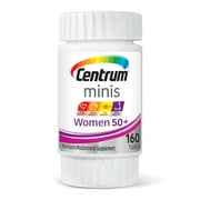Centrum Minis Women 50 Plus Non-Gmo Multivitamin Supplement Tablets, 160 Ct