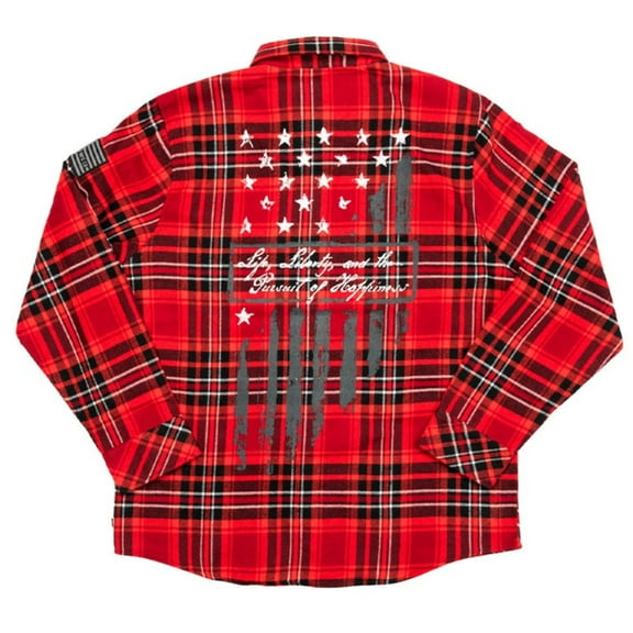 Howitzer Style Men's Flannel Shirt Warrior Tribe Military Grunt MFG