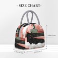 thumbnail image 2 of Disketp Black Cat Pink Bathroom Bolsa Térmica para Almuerzo, Lonchera con Abertura Amplia y Gran Capacidad, Organizador Reutilizable para Mujeres, Hombres y Adultos, 2 of 6