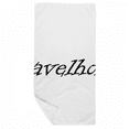 thumbnail image 1 of Stylish Word Travelholic Bath Towel Soft Washcloth Facecloth 35x70cm, 1 of 3