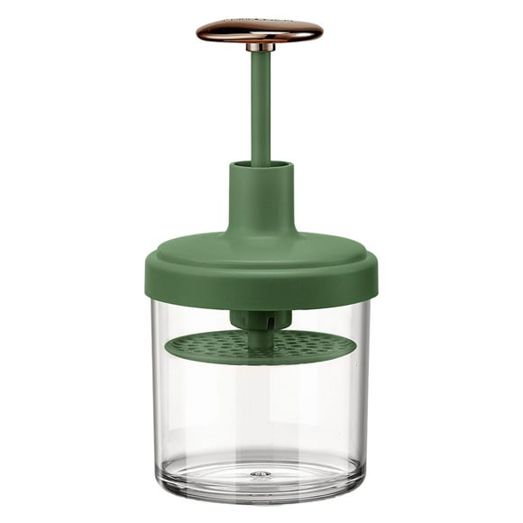 Face Washing Cleansing Cream Facial Portable Bubble Maker Bubbler for Home Shower Shampoo Bathroom Travel , Green