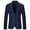 Navy, variant on Nmnitkp Blazer High Quality Wrinkle Resistant Fabric Men's Casual Corduroy Blazer Jacket Slim Fit One Button Work Wear Sport Coat