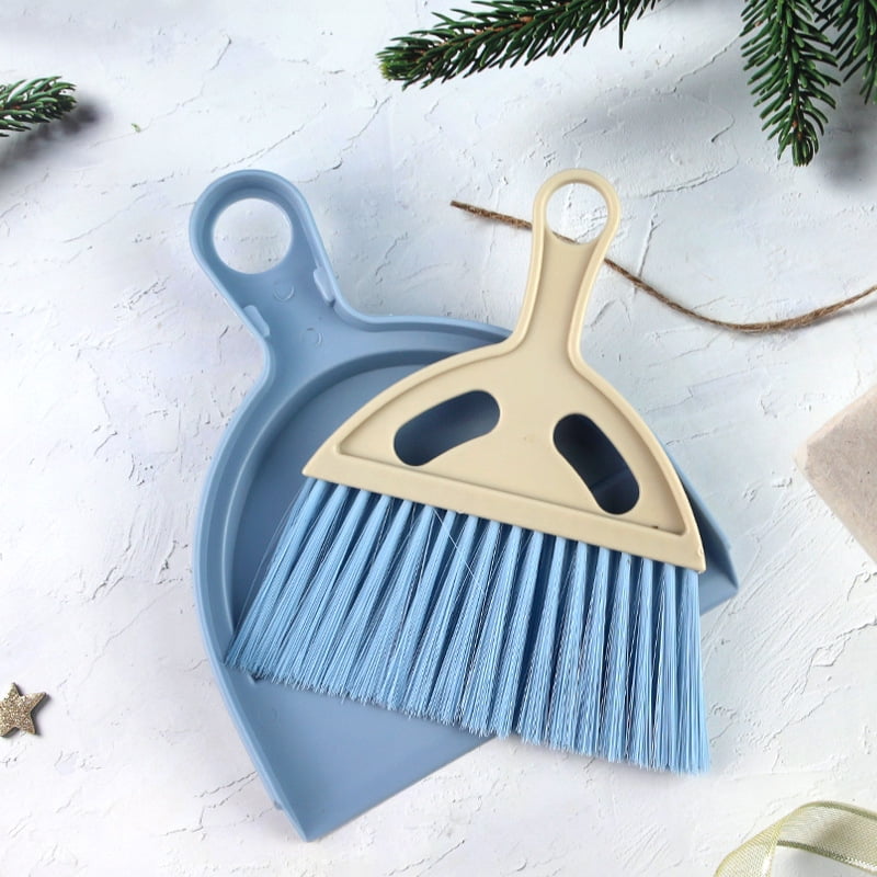 Mini Dustpan and Brush, Hand Broom and Dustpan Set, Mini Broom and