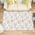 thumbnail image 1 of 5x7 Rug, Floral Rug Washable Non Slip Soft for Living Room Bedroom, Botanical Area Rug, Spring Flower Carpet, Botanical Home Decor & Gifts, 1 of 7