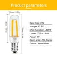 thumbnail image 5 of Ruiandsion 3000K Warm White E10 LED Bulb,6 Volt Low Voltage Soft Light for Crafts Holiday Displays Flashlight Replacement,pack-10, 5 of 10