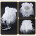 thumbnail image 5 of CSCHome Cat Lion Costume Headgear Lion Mane Wig Pet Hat Christmas Dress up Accessories Decoration for Kittens, 5 of 5