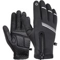 thumbnail image 1 of Gants d'Hiver pour Hommes Femmes Écran Tactile Gants Imperméables Gants en Polaire Chaude pour Conduite Cyclisme Randonnée, 1 of 6
