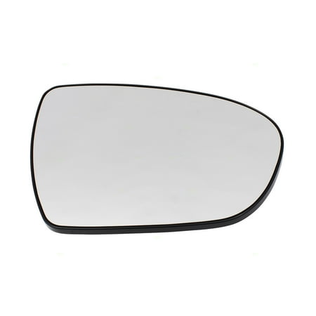 Passengers Side View Mirror Glass & Base Heated Replacement for KIA Optima (Best Adhesive For Side View Mirror Glass)