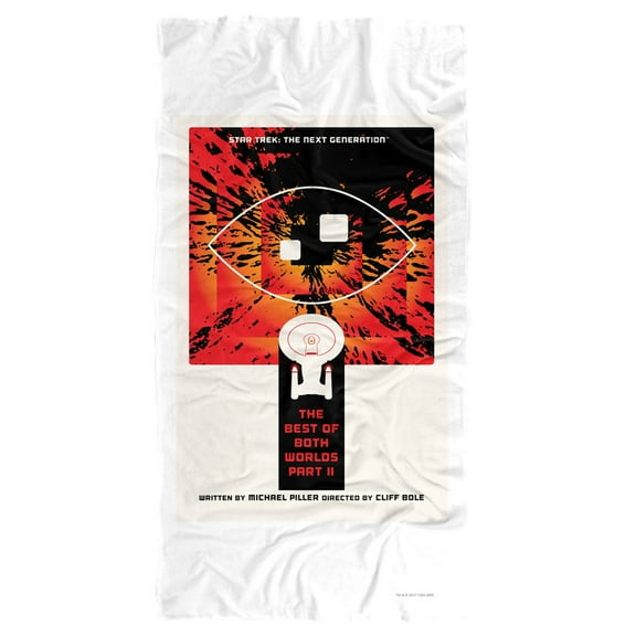 Star Trek Beach Towel, 30"x60" TNG Season 4 Episode 1 Beach Towel