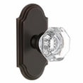 thumbnail image 5 of Grandeur Chambord Crystal Door Knob with Arc Plate, 5 of 6