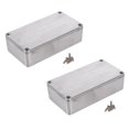 thumbnail image 1 of 2X Aluminium Electronics Project Box Caja Caja Instrumento Impermeable, Estándar 1590B 112X60X31mm, 1 of 10
