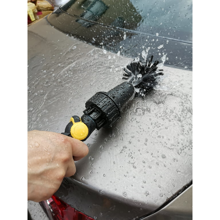 Auto Drive Brand Rotatable Water-Powered Form Brush for Car