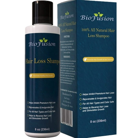 Biofusion Hair Loss Shampoo for Men and Women Natural Anti Hair Fall Formula with Rosemary Oil and Sesame Seed Oil Promotes Healthy Hair Growth Reduces Breakage Color Safe for All Hair Types 8 (Best Hair Oil To Reduce Hair Fall In India)