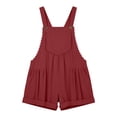 thumbnail image 7 of Rompers for Women Dressy Casual Lounge Overalls Shorts Summer Lightweight One Piece Jumpsuits with Pockets, 7 of 7