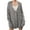 Gray, variant on Aayomet Long Cardigan Sweaters For Women Women's Cotton Shaker Stitch Deep V-Neck Sweater,Beige XL