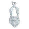 thumbnail image 1 of Aayomet Maillots de Bain Blancs pour Femmes Plus Bandeau Torsadé devant une Pièce, Vert Menthe L, 1 of 5
