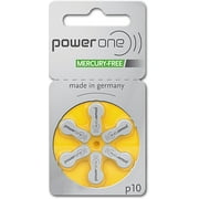 Power One Size 10 Hearing Aid Batteries (120)