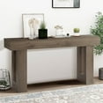 thumbnail image 7 of Grepatio 63 Inch Entryway Console Table, Rustic Narrow Sofa Table, Wood Long Console Table, Farmhouse Entry Way Table, Behind Couch Tables for Entrance, Hallway, Living Room (Grey), 7 of 7