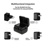 3 In 1 Universal Travel Adapter Multi-Functional Socket Plug Worldwide Power Converter Travel Accessories