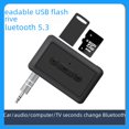 thumbnail image 1 of Receptor Bluetooth para coche, reproductor de MP3 inalámbrico de 3,5 AUX a U Disk, receptor y transmisor Bluetooth tres en uno, 1 of 5