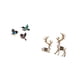 thumbnail image 5 of Juego de arte de pared de madera con pájaros y renos, estatuas de pájaros voladores y ciervos, adornos para jardín, estudio, habitación, oficina., 5 of 8