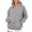 Grey, variant on YEJIMAN Hoodies For Womens Oversized Sweatshirts Fleece Long Sleeve Shirts Pullover Fall Clothes With Pocket Womens Hoodies Hot Pink