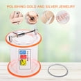 thumbnail image 4 of Rupoun Rotational Jewelry Polisher Barrel Glass Polishing Bucket Tool Set for Gold and Silver Jewelry Makers (5.7 in / 14.5 cm) - 1 Count, 4 of 9