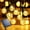 Warm White, variant on GooingTop 2 Pack Solar Outdoor String Lights Waterproof,Each 30FT 60LED Crystal Globe Solar Twinkle Fairy Lights for Gazebo Yard Garden Tree Decorations, White