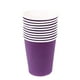 thumbnail image 1 of Vasos de papel desechables de colores para niños, Material de arte artesanal grueso, color morado oscuro, 100 Uds., 1 of 5