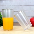 thumbnail image 3 of Restaurant Tumbler, Plastic Beverage Cup, 8Pcs Stackable Drinking Cups, Reusable Shatterproof Drinking Glasses, Break Resistant, Dishwash, 12oz, Clear, 3 of 5