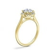 thumbnail image 3 of 0.95 Ct Brilliant Round Cut Genuine Diamond Sparkle Halo Engagement Ring for Women Solid 14K Yellow Gold Size 6.5, 3 of 8