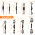thumbnail image 2 of 9 Pieces Magnetic Measuring Spoons Set Dual Sided Stainless Steel Kitchen Scale Tool Baking Stackable Measure Teaspoon ﻿, 2 of 7