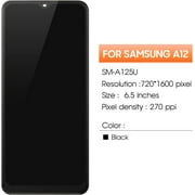 Screen for Samsung Galaxy A12 Screen Replacement for Samsung A125 LCD Screen SM-A125F,SM-A125M,SM-A125U Touch Display Digitizer Assembly Repair Parts?Black with Frame?