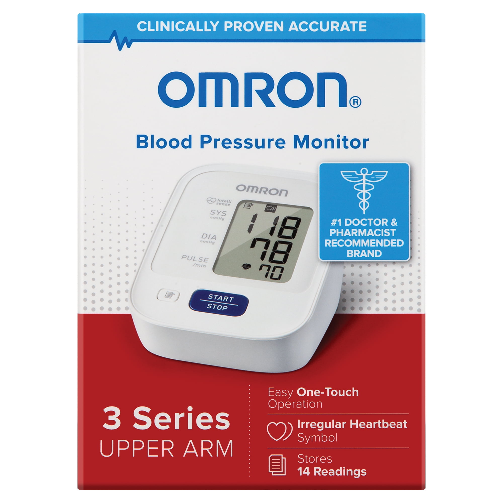 Omron Upper Arm Blood Pressure Monitor, Cuff and Instructions Series 3  BP7100