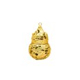thumbnail image 1 of Qarigey Colgantes de latón con patrón de loto de calabaza, colgante dorado a prueba de decoloración, accesorio de joyería resistente, collar, regalo Accesorios de disfraces girable NO1 Qarigey AP016745-01, 1 of 6