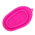 thumbnail image 4 of Makeup Brush Cleaner Mat, Eco Friendly Make Up Brush Cleaner High Durability  For Home For Travel Rose Red, 4 of 8
