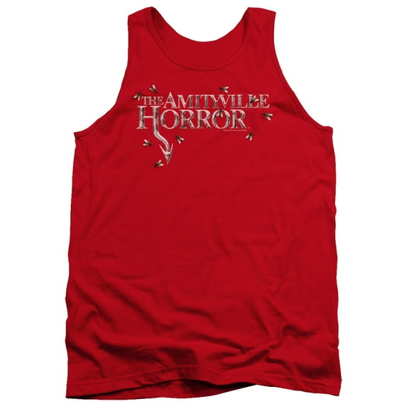 Amityville Horror Flies Adult Tank Top Red