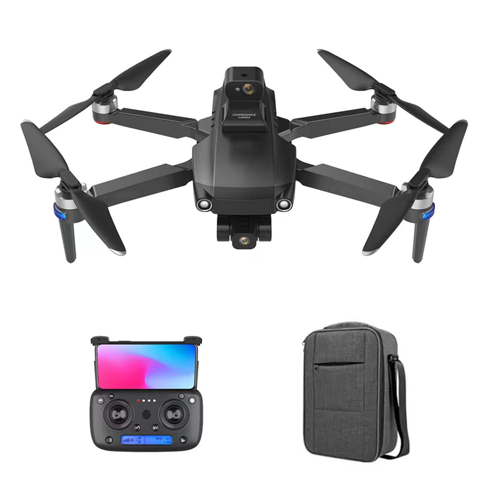 Hav Sobriquette Uddybe RC Drone with Camera 4K 5G Wifi 3- Gimbal 35mins Flight Time Brushless  Quadcopter Obstacle Avoidance Fly Around with Storage Bag - Walmart.com