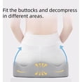 thumbnail image 3 of Ergonomic Memory Foam Seat Cushion with Orthopedic Support – Pressure Relief for Office, Car, and Home Use, 3 of 6