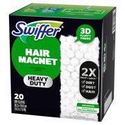 Sweeper Heavy Duty Dry Multi-Surface Cloth Refills for Floor Sweeping and Cleaning, Unscented, 20 Count