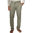 thumbnail image 1 of Pantalon Décontracté en Lin Fuselé pour Hommes 8059 8059 R-green 30, 1 of 1