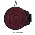 thumbnail image 3 of 360° Rotating Car Seat Cushion Swivel Mobility Aid for Elderly & Disabled Non-Slip Foam Base 40x40cm Pressure Relief for Back & Hips 2-Pack, 3 of 6