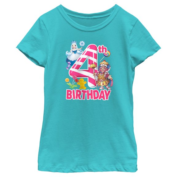 Girl's Candy Land Frostine and King Kandy Birthday Graphic T-Shirt