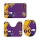 thumbnail image 4 of Juego de 3 alfombras de baño del equipo Vikings, alfombra antideslizante para baño, 24 x 16 pulgadas, 4 of 7
