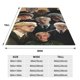 thumbnail image 3 of Manta de viaje de felpa suave de Draco Malfoy para dormitorio, sala de estar, sofá, oficina, regalo para todas las estaciones para mujeres, hombres, niñas y niños, 3 of 7