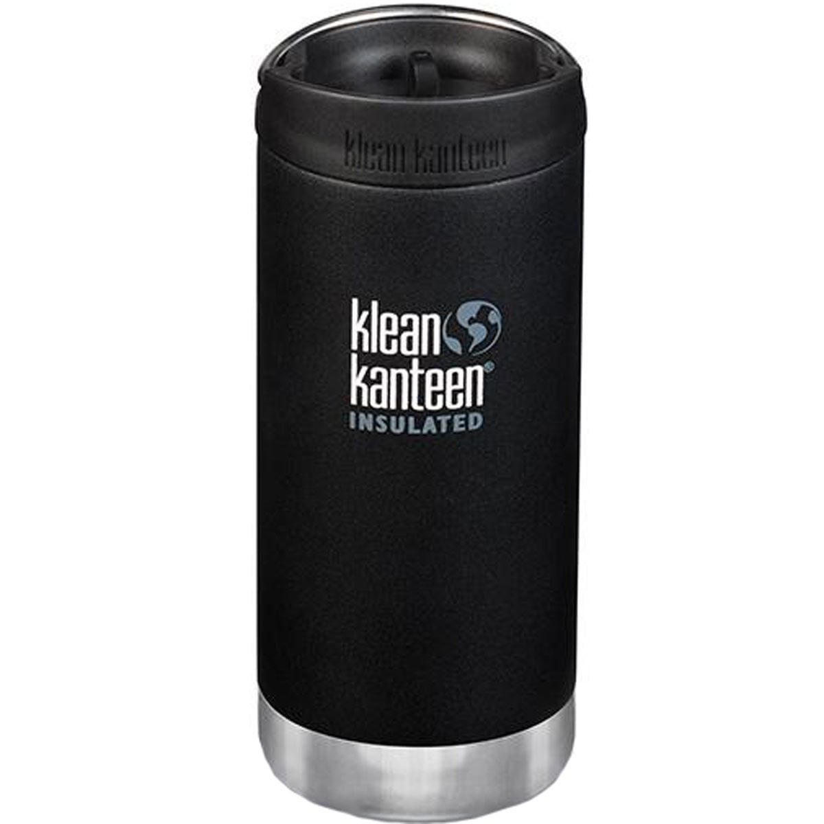 Klean Kanteen 1005666 TKWide Shale Black Insulated Bottle, 12oz