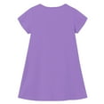 thumbnail image 5 of TQWQT Girls Purple Dresses Short Sleeve Beach Dress Size 10-12 Cute Girls Sundress A Line Dresses Kids Crew Neck Skater Dress Girls Dresses Tween Girls T-Shirt Dress Purple 130, 5 of 6